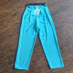 Ritmo di Perla High Rise Blue Italian Pant NWT